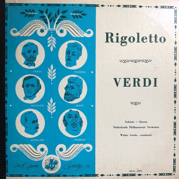 Giuseppe Verdi Rigoletto Perf. By Netherlands Philharmonic Double Vinyl Lp Set - Picture 1 of 14